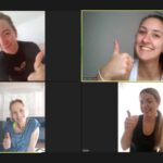 Die 1. Damen-Mannschaft beim gemeinsamen Workout